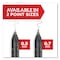 Sharpie Professional Design Roller Ball Pen, Stick, Fine 0.5 mm, Red Ink, Black Barrel, PK12 PK 2093226 - alternate 6